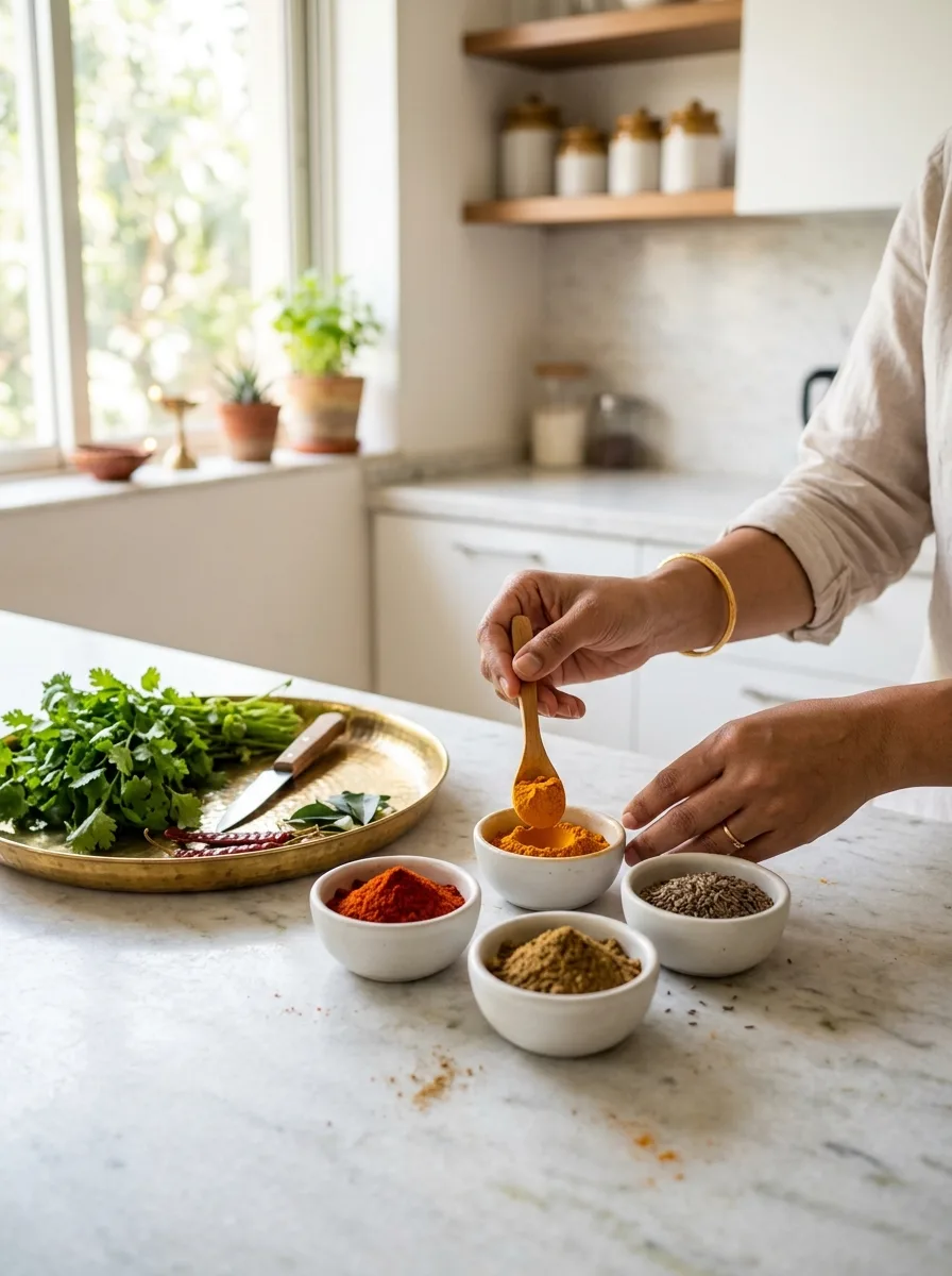 Preparing pure spices